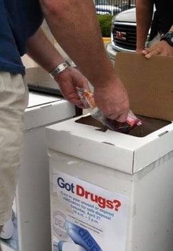 Disposable Prescription Drug Containers Event Sign