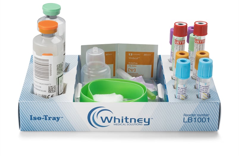 IsoTray™ Disposable Blood Collection Supply Trays