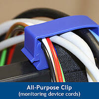 Patient-Tube-Organizer - All Purpose Tube and Cord Clip