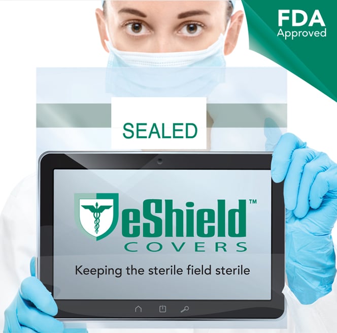 eShield Sterile Dispoable Covers Phones Tablets Cameras