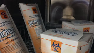 biohazard waste autoclaving containers