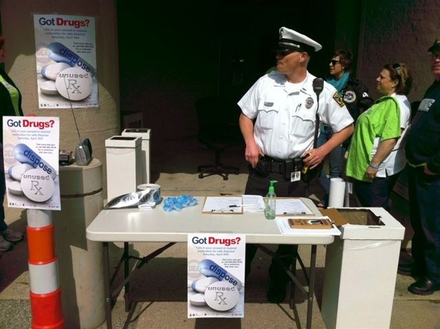 Prescription Drug Take Back Day Whitney Collection Containers Hamilton Police Department Ohio