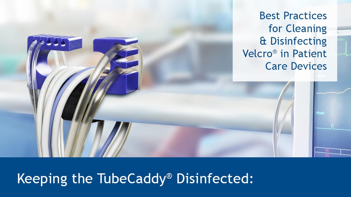 Disinfecting Velcro in Tube Caddy